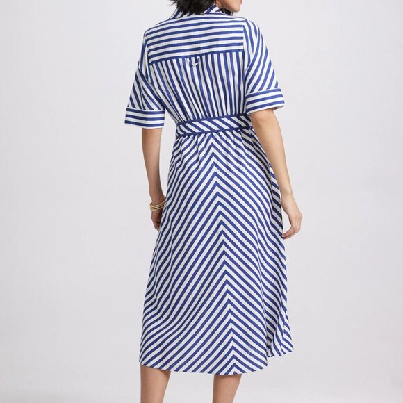 Striped Shirt Dress NWT - Picture 5 of 9